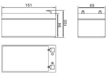 ГЕЛЕВАЯ БАТАРЕЯ AGM MWS 12 В 7,2 Ач ДЛЯ БЛОКА УПРАВЛЕНИЯ ИБП СИГНАЛИЗАЦИИ ИГРУШЕЧНЫХ МАШИНОК