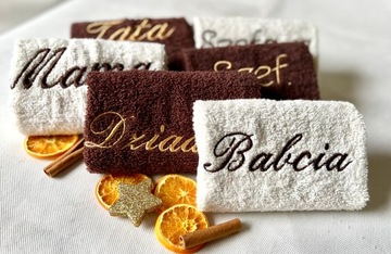 Практичный рождественский подарок: НАБОР полотенец с вышивкой.