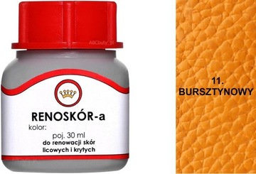 BURSZTYNOWY 11 WILBRA RENOSKÓR 30 ML FARBA DO RENOWACJI BUTÓW SKÓR CHOLEWKI