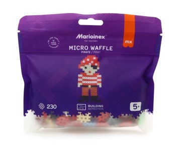MARIOINEX PIRAT Klocki MICRO Waffle Wafle 230 el