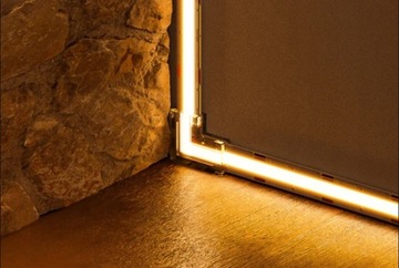 ZŁĄCZKA KĄTOWA ŁĄCZNIK DO TAŚM LED COB 8mm IP20 ZACISKOWA 90°