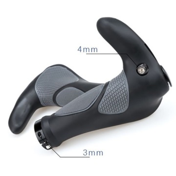 Велосипедные ручки HORNS BIKE GRIP GRIPS With HORN GREY