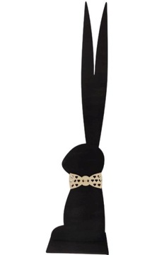 OZDOBA stojący DUŻY ZAJĄC WIELKANOCNY królik 40 cm