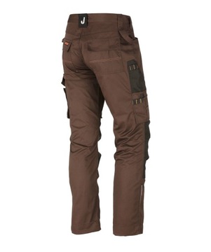 Рабочие брюки Jobman 2321 коричнево-черные - 56