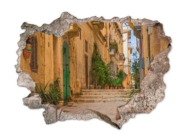Naklejka dziura 3D fototapeta piękna uliczka