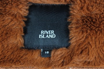 RIVER ISLAND KRÓTKI RUDY KOŻUCH KOŻUSZEK RAMONESKA ROZ. 16 (XL)