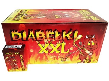 STRZELAJĄCE DIABEŁKI 20 SZTUK W OPAKOWANIU