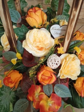 Букет Lantern Flowers grave COMPOSITION