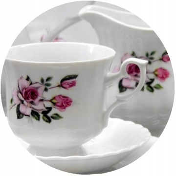870 IWONA SERWIS KAWOWY 6/12 CHODZIEŻ PORCELANA