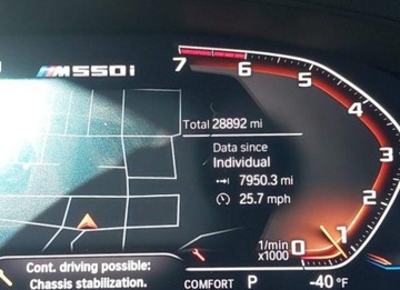 BMW Seria 5 G30-G31 2021 BMW Seria 5 2021, 4.4L, 4x4, M550i, od ubezpieczalni 4.4 Benzyna 523KM, zdjęcie 12