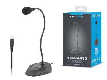 Mikrofon do komputera Natec Giraffe PC statyw JACK