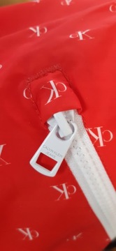 CALVIN KLEIN Kurtka Damska Wiatrówka Przejściówka Przeciwdeszczowa MONOGRAM