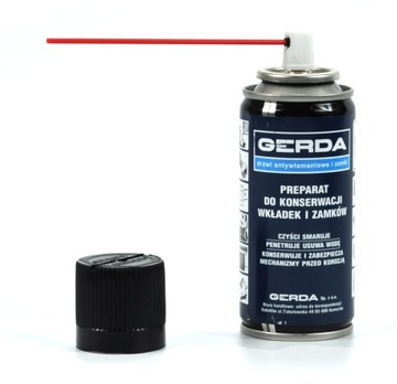 Preparat Konserwacji Zamków Wkładek GERDA 100ml
