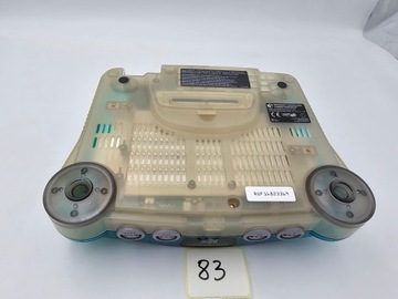 КОНСОЛЬ NINTENDO 64, ЕВРОПЕЙСКАЯ ВЕРСИЯ, ПРОЗРАЧНАЯ СИНЯЯ + ОРИГИНАЛЬНЫЕ АКСЕССУАРЫ