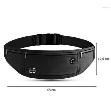 SASZETKA TYPU NERKA LINE SPORT REGULOWANA NA TRENING ROWER SPACER