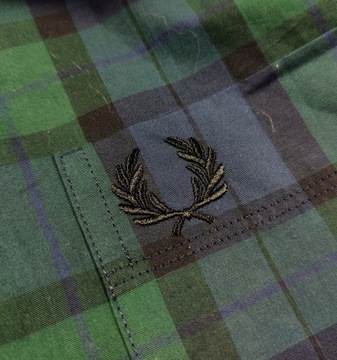 Koszula w Kratę FRED PERRY Męska Premium S