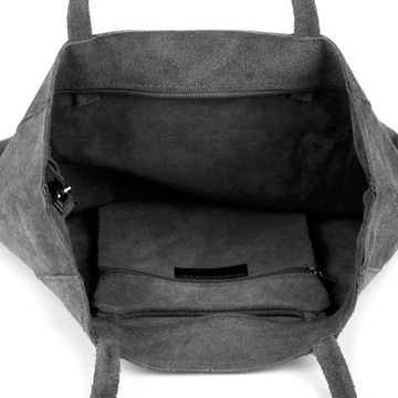Kožená kabelka talianska dámska taška šmýkačka klasická koža shopper