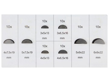 НАБОР ПОЛУКРУГЛЫХ КЛИНОВ НАБОР 80 ЭЛЕМЕНТОВ.