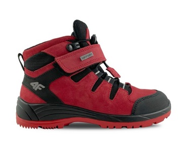Buty dziecięce trekkingowe 4F SKÓRA JOB253 62S 29