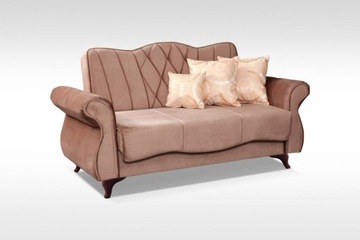 RÓŻOWA TAPICEROWANA SOFA MOHITO STYL GLAMOUR 183