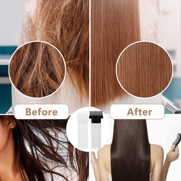 Бутылки с маслом Аппликатор для смазывания волос, 2 шт.