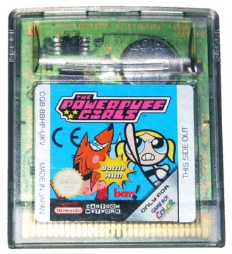 The Powerpuff Girls Battle Him - na konsole Nintendo Game boy Color- GBC.