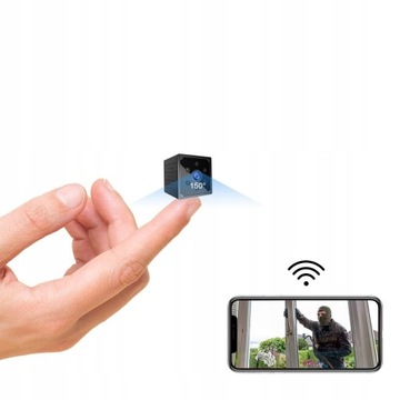 Mini Kamera Noktowizyjna 4K HD WiFi Czujnik Ruchu