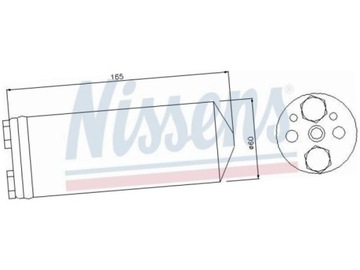 NISSENS 95425 SUŠIČ KLIMATIZACE