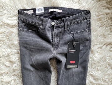 rurki LEVI'S 711 Skinny W24 L30 24x30 XXS PREMIUM