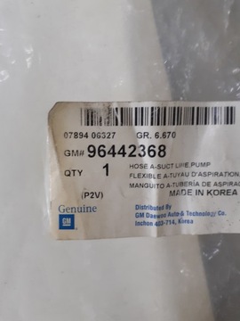 OPEL ANTARA 2.0 CDTI PŘÍVOD WAZ VODY 96442368- ORIGINÁLNÍ