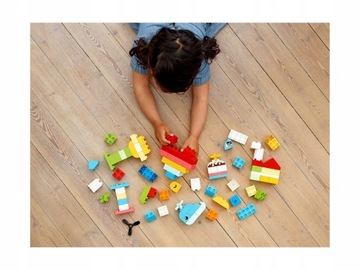 LEGO DUPLO #10909 - Коробка с сердцем + Сумка + Каталог LEGO 2024