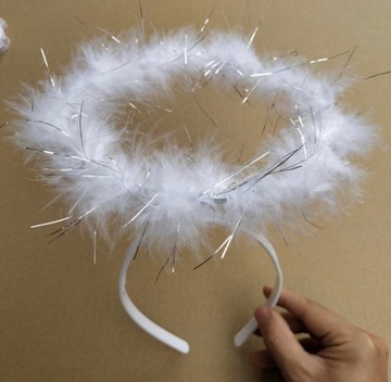 КОСТЮМ АНГЕЛА ANGEL NATIVE HALO БОЛЬШОЙ КОМПЛЕКТ 5в1 ЮБКА С КРЫЛЬЯМИ