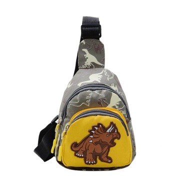 Kids Waist Bags Cartoon Dinosaur Print Outdoor Tra