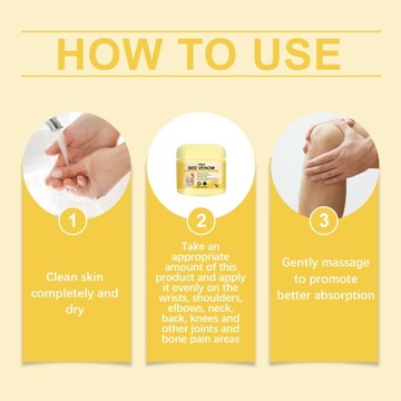 Крем для лечения костных суставов Bee Venom Advanced
