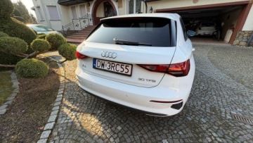 Audi A3 8Y Sportback 1.0 30 TFSI 110KM 2021 Audi A3 Sportback 1.0 Benzyna 110KM 2021r 1 właściciel, salon Polska, zdjęcie 6
