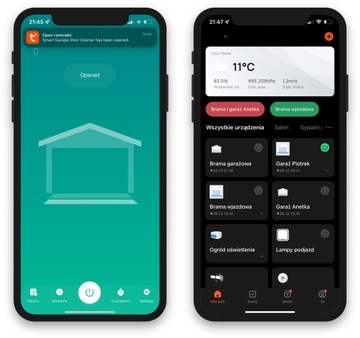 Контроллер гаражных ворот TUYA WiFi с датчиком