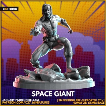 Space Giant matched to Marvel Crisis Protocol