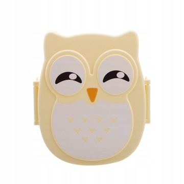 POJEMNKI Pudełko ŚNIADANIOWE Lunch Box Sowy SÓWKI
