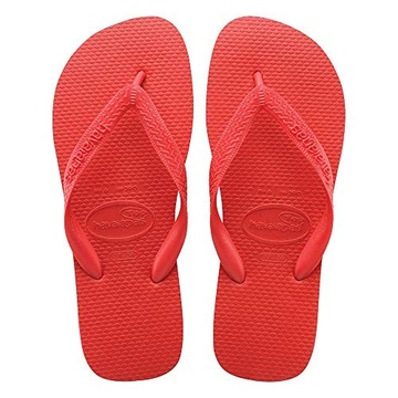 HAVAIANAS MĘSKIE JAPONKI CZERWONE LATO 45-46 ŻLA