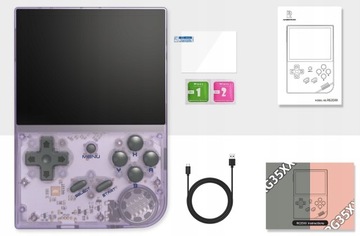 RG35XX+Palm 2024 с открытым исходным кодом, обновленный IPS-экран, мини-ретро-аркада, 64 ГБ