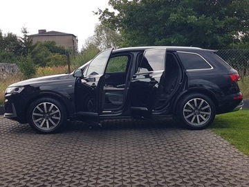 Audi Q7 II SUV Facelifting  3.0 45 TDI 231KM 2022 AUDI Q7 S-LINE QUATTRO 3,0 TDI SZKLANY DACH 4x4 KRAJOWY I-WŁAŚCICIEL CZARNY, zdjęcie 25