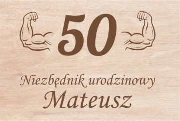 ДЕРЕВЯННАЯ КОРОБКА ПОДАРОК ​​НА ДЕНЬ РОЖДЕНИЯ 20 30 40 50 60 70 80