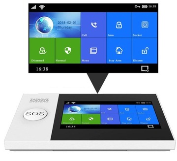 БЕСПРОВОДНАЯ ЖК-СИГНАЛИЗАЦИЯ GSM ПРИЛОЖЕНИЕ WIFI СИРЕНА TUYA