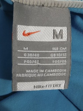 T SHIRT TOP DAMSKI NIKE M FIT DRY BŁĘKITNA SPORT