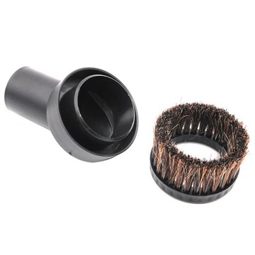 НАКОНЕЧНИК ЩЕТКИ ВСАСЫВАЮЩЕЙ 32мм С ЖИСТИНОЙ ДЛЯ ПЫЛЕСОСА КРУГЛЫЙ УНИВЕРСАЛЬНЫЙ