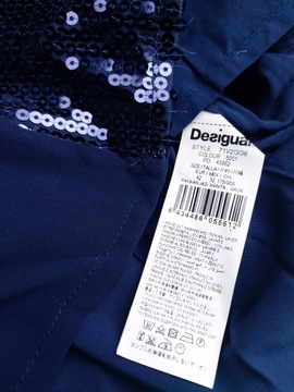 DESIGUAL sukienka cekinowa RUPIT 40/42 -85%