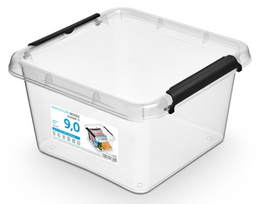Pojemnik pudełko z pokrywką 9 L SimpleBox Orplast