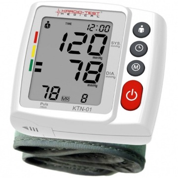 Ciśnieniomierz elektroniczny nadgarstkowy KARDIO-TEST MEDICAL KTN-01