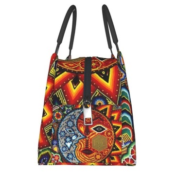 Утепленная большая сумка для обеда Sun Art Huichol Boho