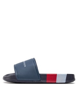 Tommy Hilfiger Klapki Sportowe Basenowe Na Plaże Granatowe T3B0-33458 r.35